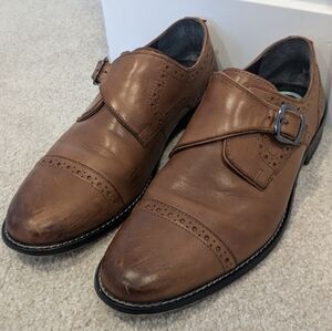Leather dress shoes